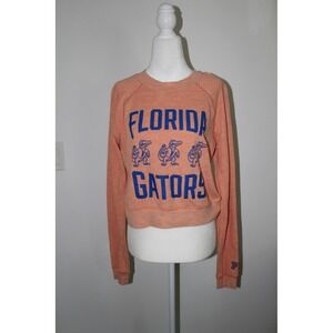 PINK‎ with 5th & Ocean Florida Gators Cropped Sweatshirt Orange Women's Large